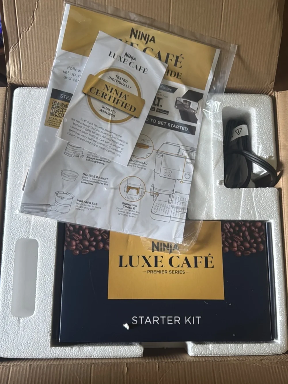 ninja luxe cafe espresso/coffee system
